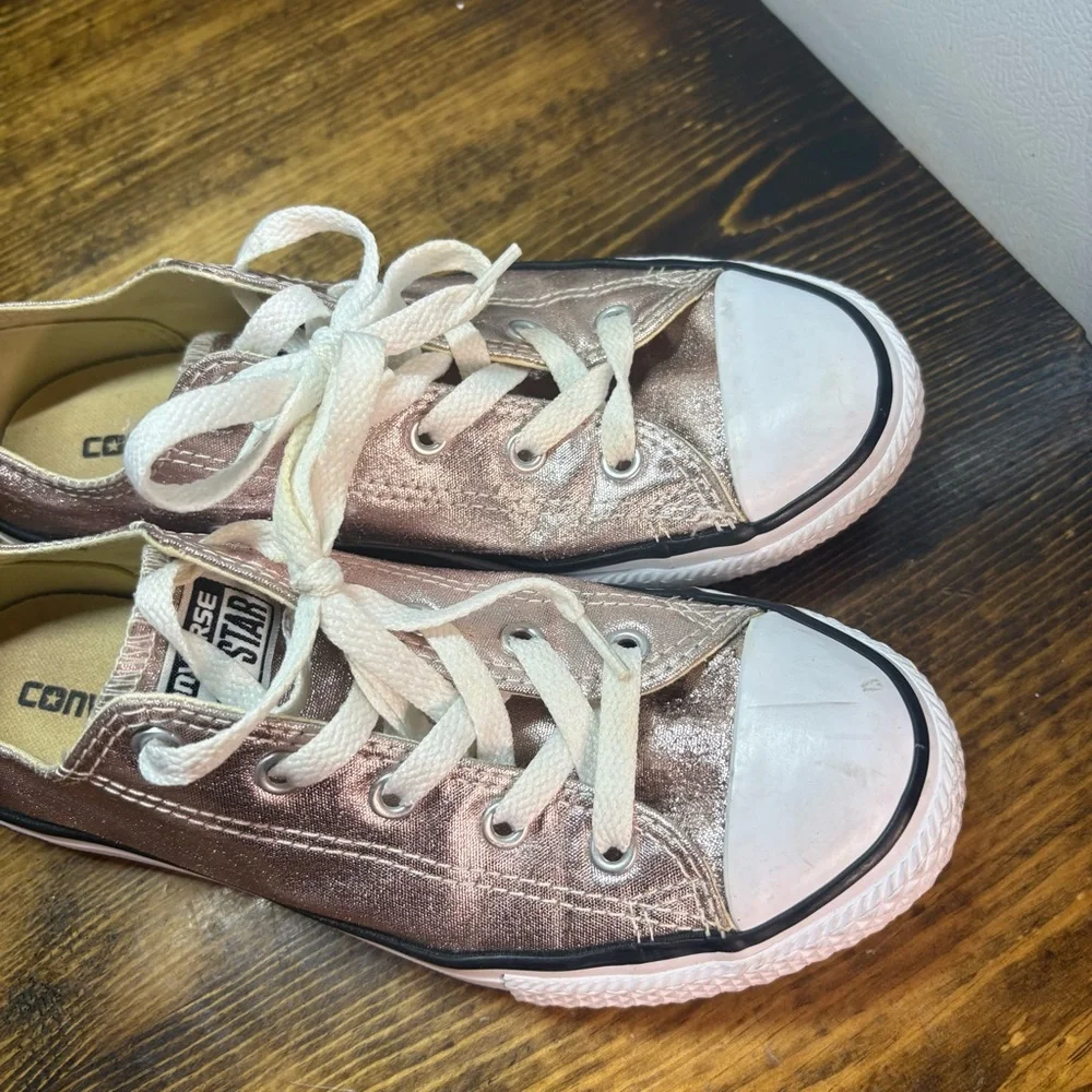 Converse Rose Gold‎ Sneakers Size 3